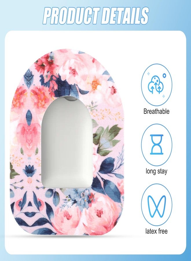 XIHIRCD 25pcs Adhesive Patches for Omnipod, Waterproof Breathable Insulin Sensor Cover Tape Sensor Stickers Pack Compatible with Omnipod Overpatch Protection (5 Styles) - Image 4